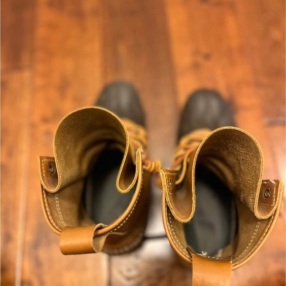 L.L. Bean Brown Duck Boots-women size 7 narrow - Picture 8 of 11